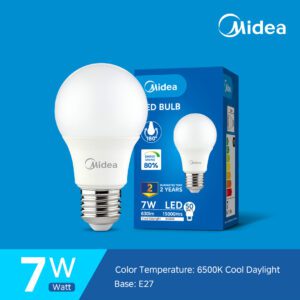 Midea Ampoule LED 7W E27 Blanc Froid 6500K