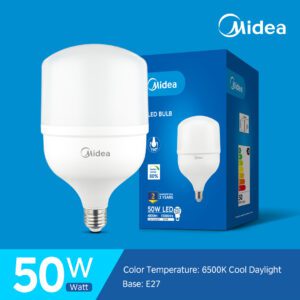 Midea Ampoule LED 50W E27 Blanc froid 6500K